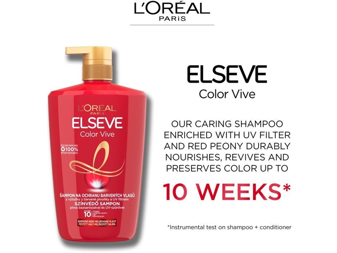 Paris Elseve Color Vive Champô 1000 Ml Loréal