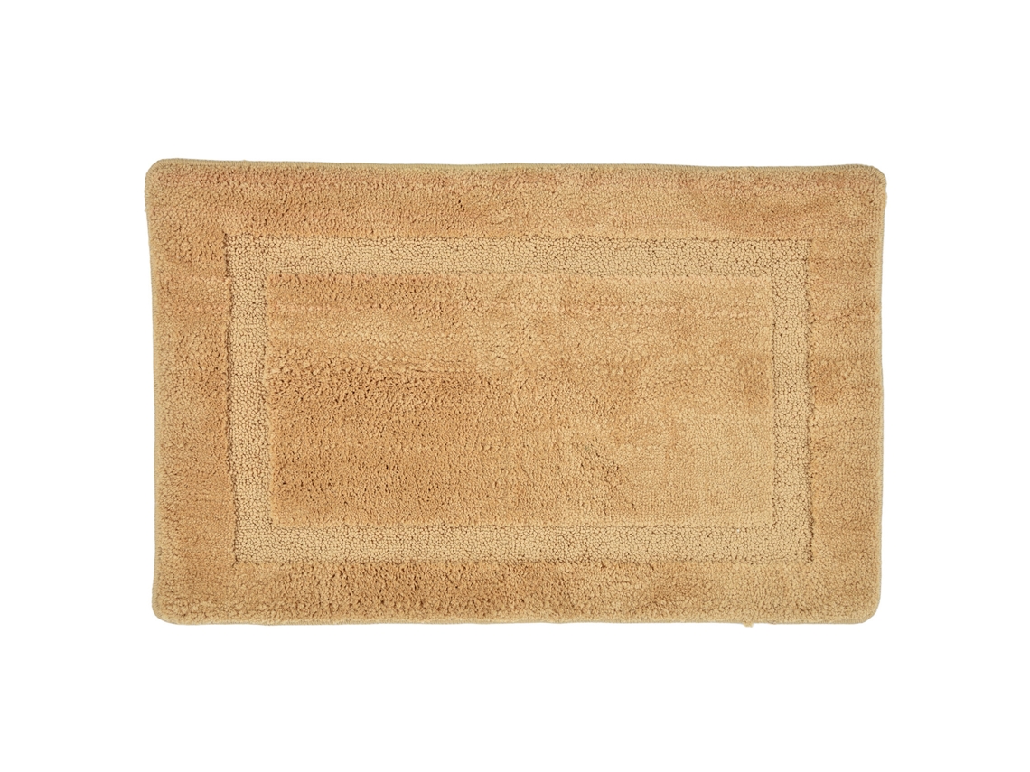 Tapete de banheiro 50x80cm retangular absorvente rápido antiderrapante poliéster S/MARCA