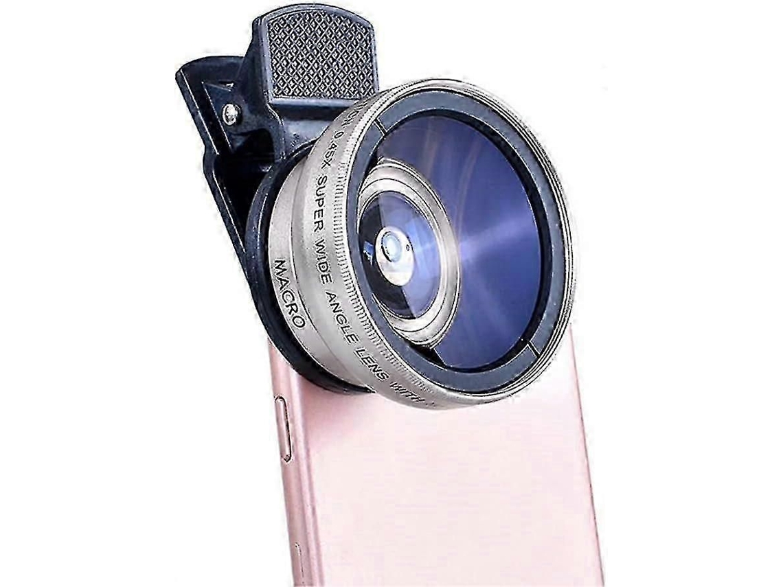 Kit De Lentes Para Câmera De Celular Com Lente Macro E Grande Angular-zscy