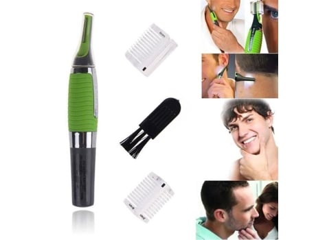 Rasoir Elétrico Homem Misto Rasoir Para Nariz E Orelha Tondeuse Micro Touch Com Led Star Ring