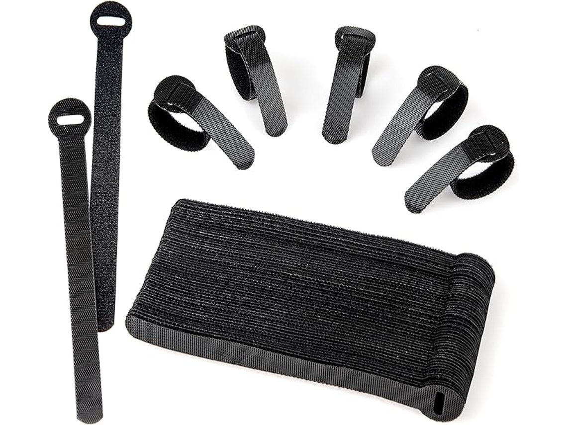 Conjunto de 70 Presilhas Autoadesivas para Cabos AQUAFORGE