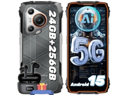Smartphone 5g Blackview Bl7000 6.78'' 24 Gb 256 Gb Laranja