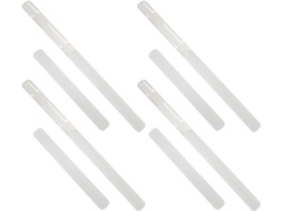 Kisangel Conjunto De 8 Corrediças Plástico Branco Para Gavetas, Extensão Total, Para Armários, 25cm 10 Polegadas, Com