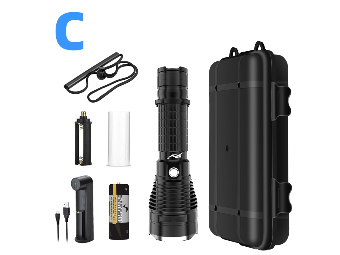 Lanterna Led de Mergulho Cordão À Prova de Água Modelo Curto CZHHMART