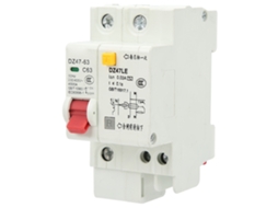 Hkj interruptor de Circuito Dz47le 63 1p+n 6 63a com Proteção Contra Fugas de Corrente