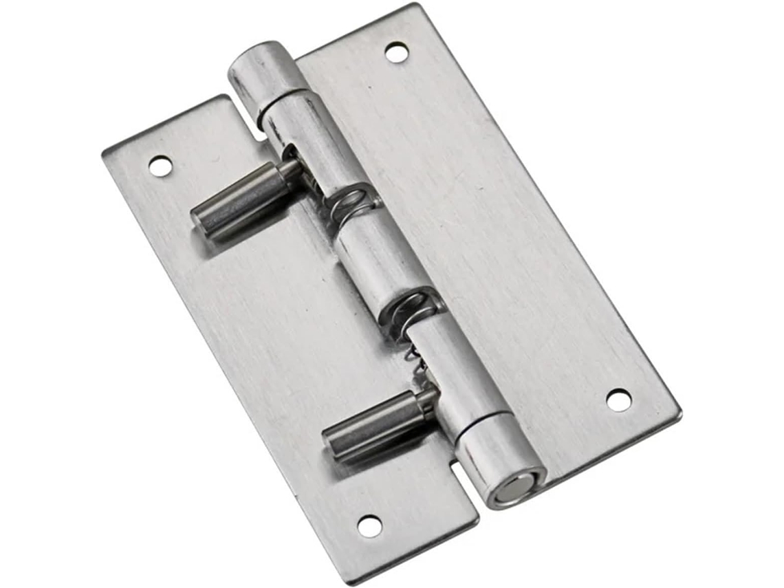 Dobradiça De Mola Em Aço Inoxidável Para Porta Dobrável Armário Distribuição Industrial, 1 Peça