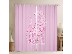 Cortinas De Estampa Leopardo Para Meninos E Meninas, Cortinas Com Estampa Abstrata De Pele Guepardo, Animais Selvagens