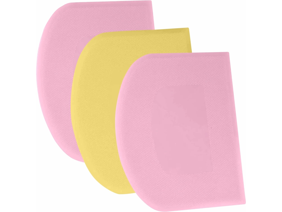 Raspador de Massa, Cartão de Massa, 3pcs, Rosa+amarelo+rosa ZYBLSSBB