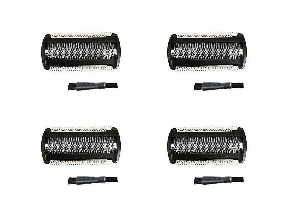 Kit Elysve com 4 cabeças BG2000 + 4 escovas, compatível com Philips BG2024, BG2025 e TT2000, corte preciso e fácil instalação.