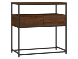 Console Table, Console Tables Vidaxl Marrom Madeira Processada (n/a)