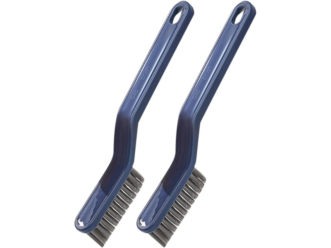 Conjunto De 2 Escovas Limpeza Doméstica Showeroro, Design Multifuncional, Cerdas Rígidas E Cabo Confortável Para Limpeza