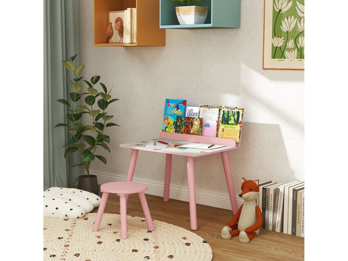 Conjunto De Mesa E Cadeiras Infantis, Mesa Infantil Com Cadeira, Seguro E Resistente