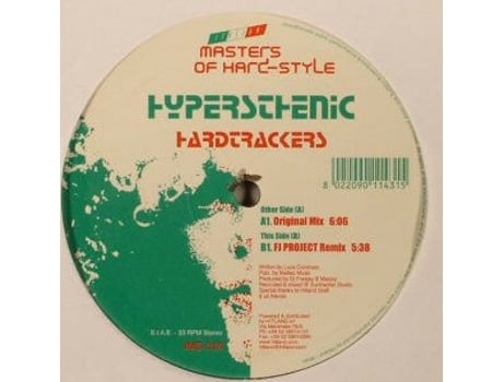 Vinil Hardtrackers, Hypersthenic Italian Masters Of Hardstyle