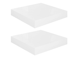 Wall Shelf, Wall Shelves Vidaxl Branco Mdf (23 X 23.5 X 3.8 Cm)