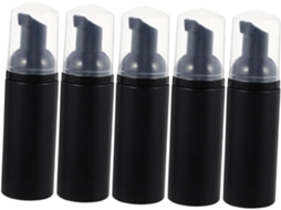 Conjunto De 5 Frascos Pequenos De Gel Espumante Reutilizáveis E À Prova De Vazamentos, Ideais Para Viagens E Banheiro.