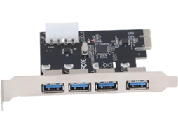 Placa De Expansão Usb 3.0 Pci Express, 4 Portas, Interface Pcie X1