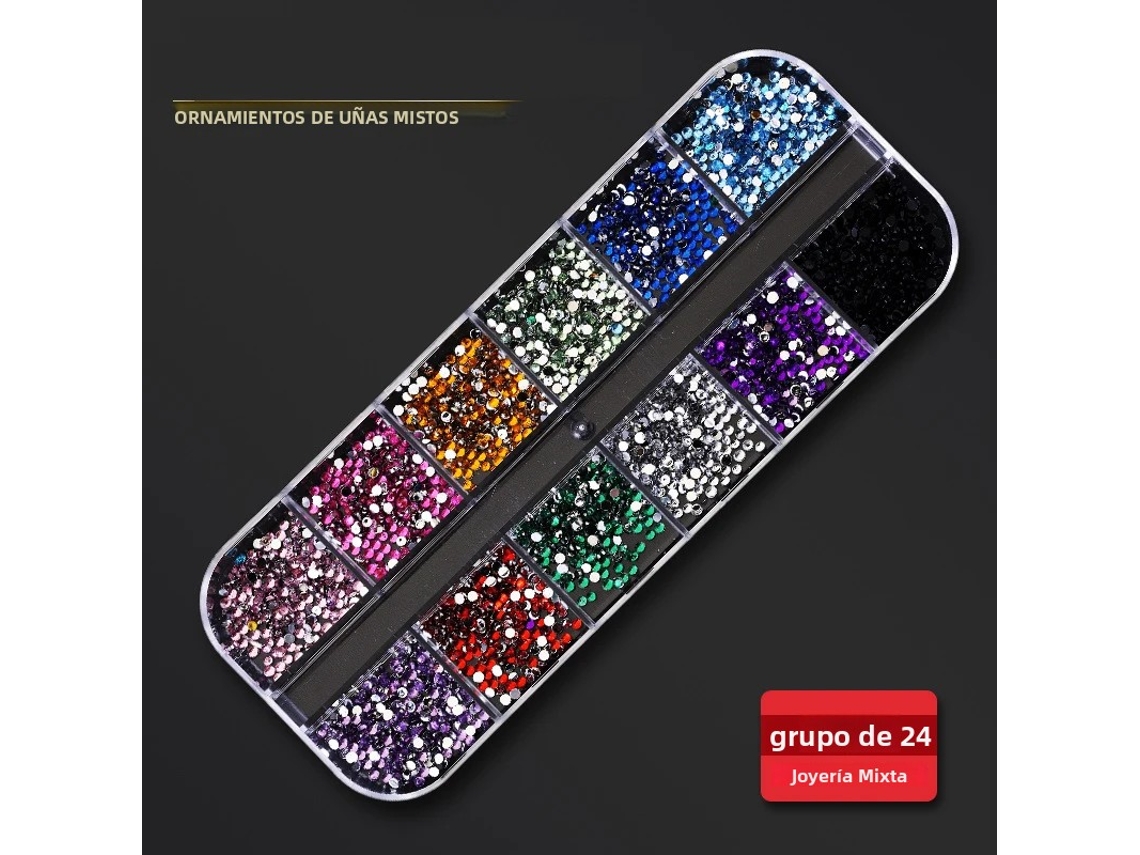 Acessórios Para Unhas Decoradas Com Strass, Cristais E Aplicações De Strass.