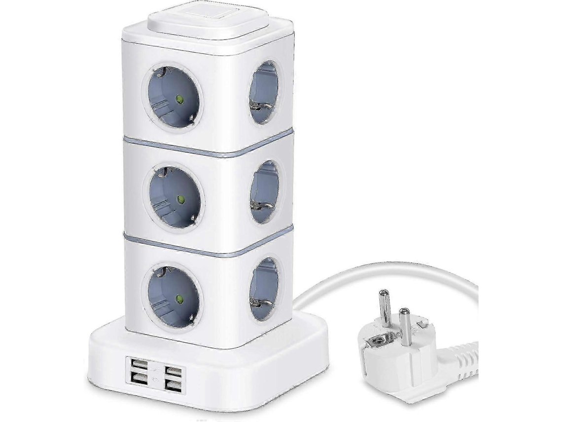 Extensão Elétrica Com Múltiplas Tomadas Para Ligar Todos Os Seus Dispositivos Com Segurança. Olysi Shop