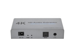 Spiltter 4K 60Hz Hdmi Audio Extractor Hdmi To 2 Hdmi 3.5Mm Stereo Toslink Optical Spdif Adaptador de Áudio Hdcp1.4 Dvi1.0 