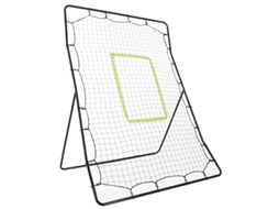 Rede Rebote Beisebol Intempéries Metal Zona Rebatida Verde 174x123x90cm