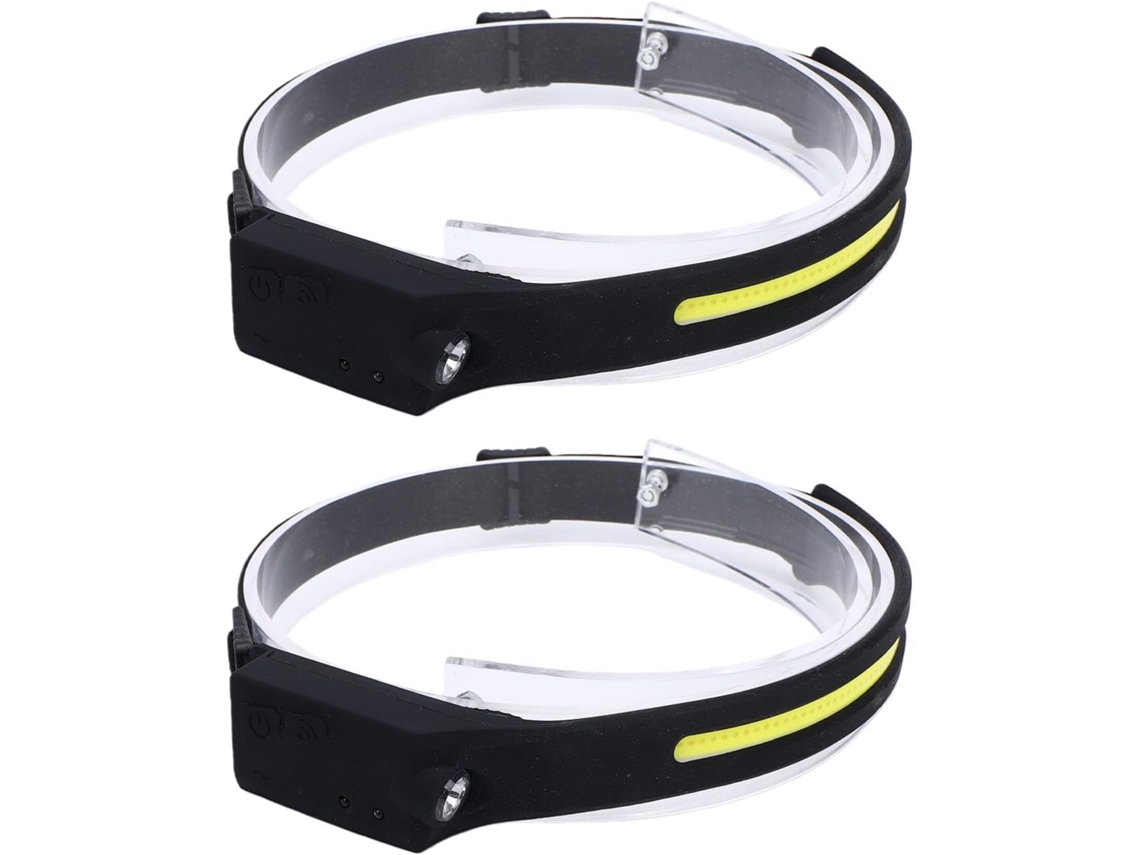 Kit Com 2 Faróis Recarregáveis De Led Cob Sensor Movimento, Feixe