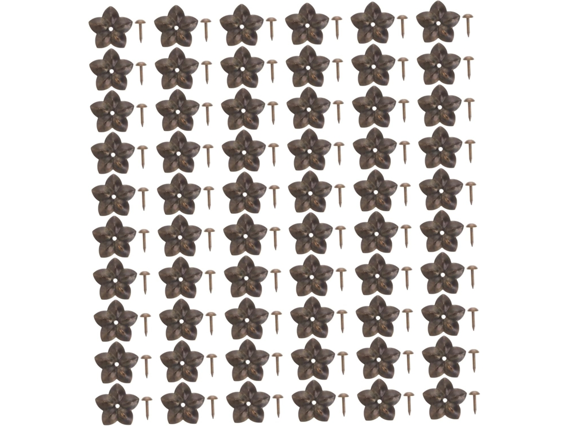 Ciieeo Série 3 Tachas Decorativas Plum Para Estofamento De Móveis,