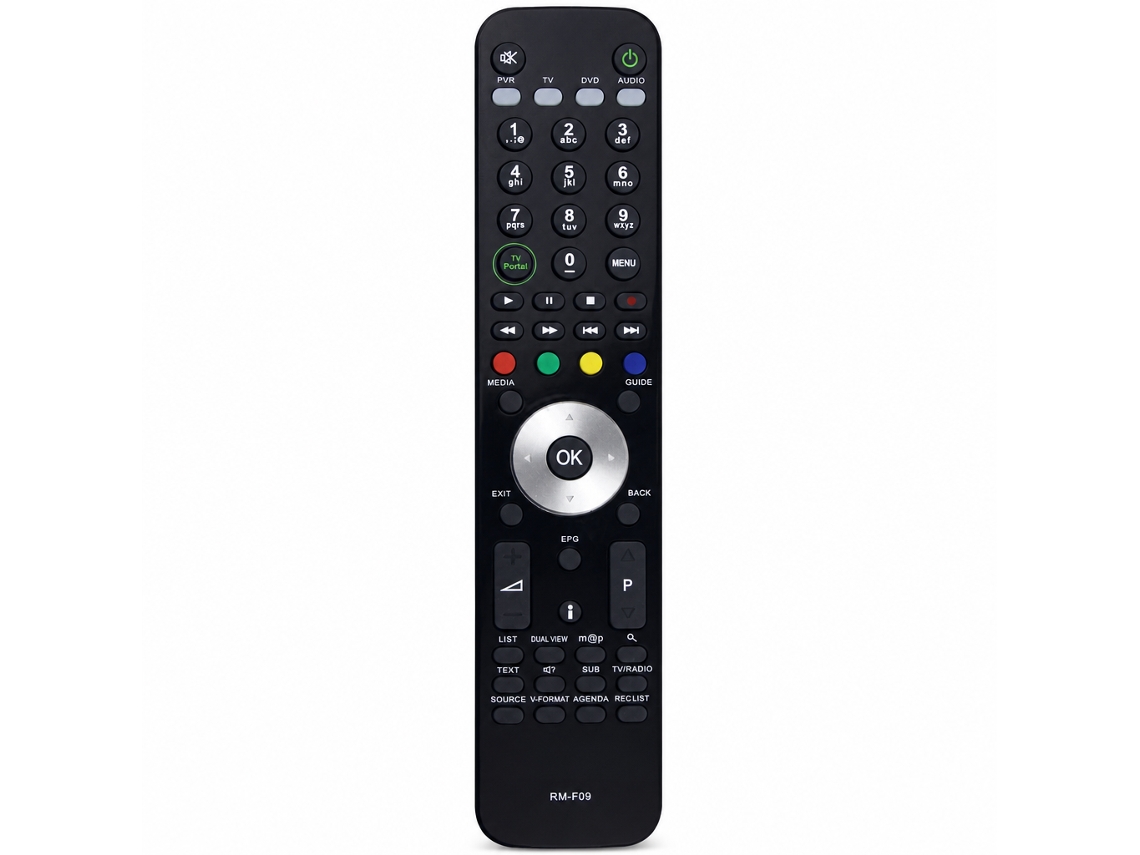 Comando À Distância De Substituição Rm-f09 Compatível Com Recetores Humax Foxsat Hdr Freesat_dae