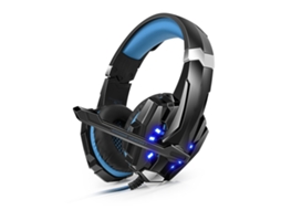 Fone de Ouvido Gamer com Fio com Luz Led e Microfone com Cancelamento de Ruído Fone de Ouvido para Pc Yinzhuo G9000 Esports EOOCOO