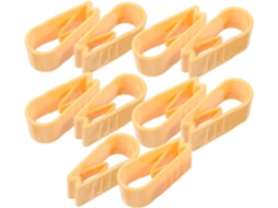 Packove Conjunto De 10-prendedores Lençol Plástico Amarelos, Fivela Resistente, Marcadores Antiderrapantes Para Manter A