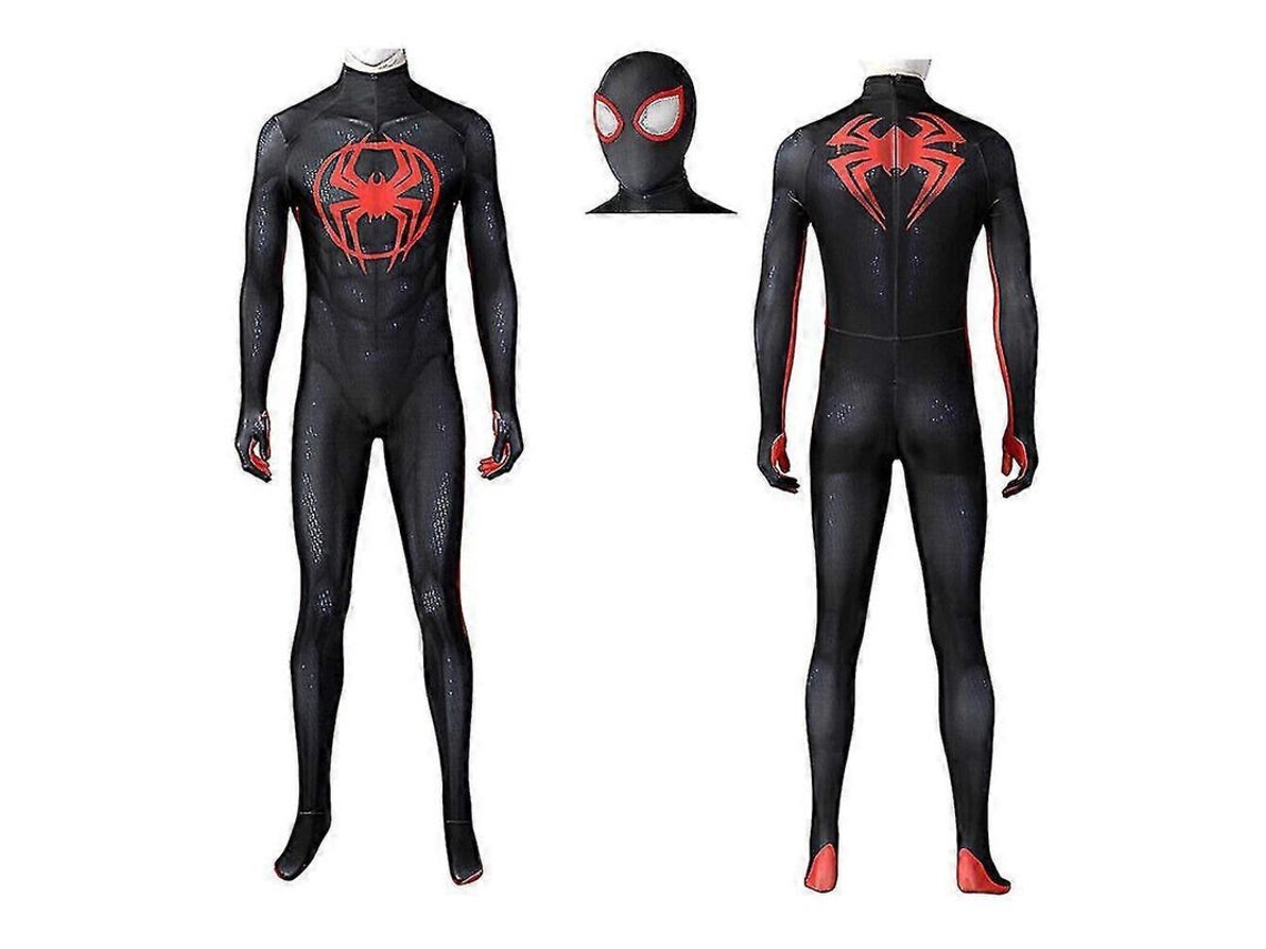 Traje De Cosplay Homem-aranha Com Máscara, Tecido Spandex A+++ Elástico E Respirável Cor Da Imagem