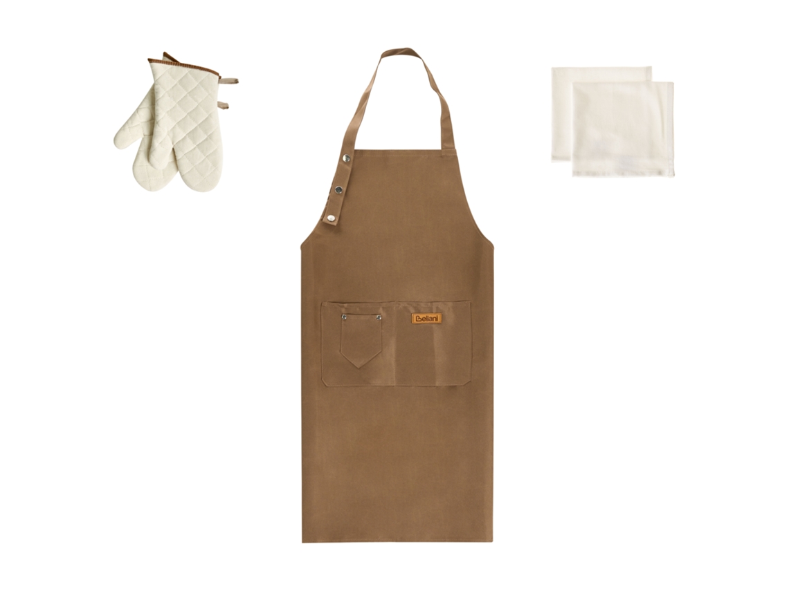 Conjunto De Têxteis De Cozinha Daucus Castanho