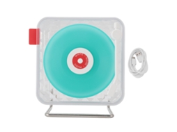 Tocadiscos Bluetooth 5.0, Altavoz Portátil RGB com Ruído Branco para Casa, Presente de Natal | S/MARCA