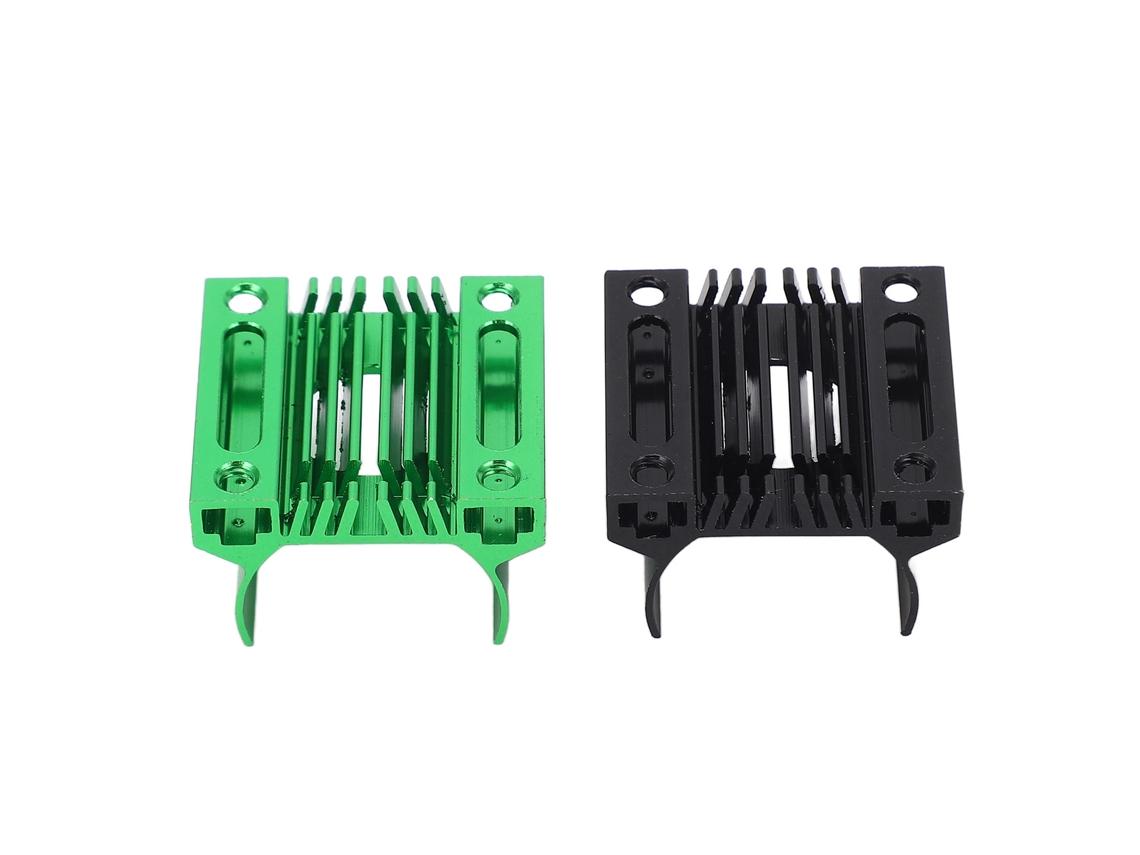 Mali dissipador de Calor para Motor Elétrico 180 de Escova Alumínio para Carro Rc Traxxas Trx4m 1/18 2pcs