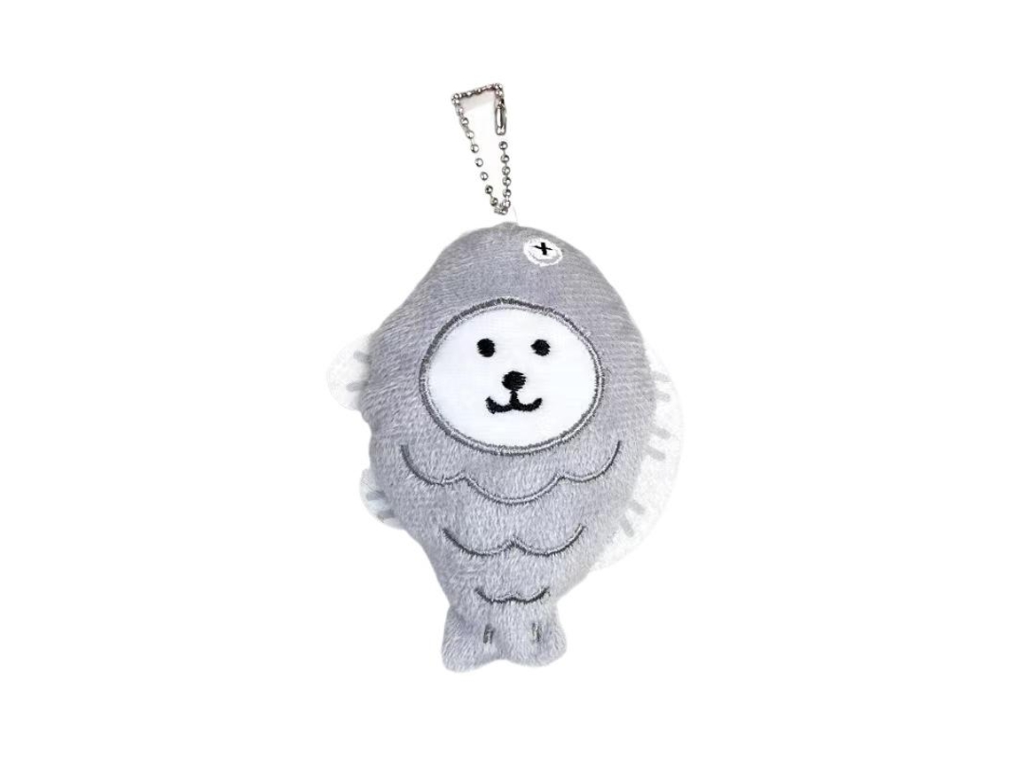 Boneca De Desenho Animado Bonito Peixe Urso De Peluche