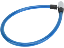 Cadeado De Cabo Para Bicicletas, Com Fio De Aço, Motocicletas E Portas, 65 Cm (25,59 Polegadas)
