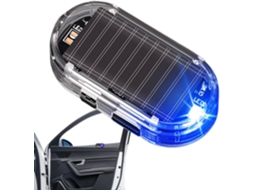 Luz Solar Para Carro, Luz De Advertência Segurança Intermitente, Carregamento Solar Com Porta Usb Para Alimentação