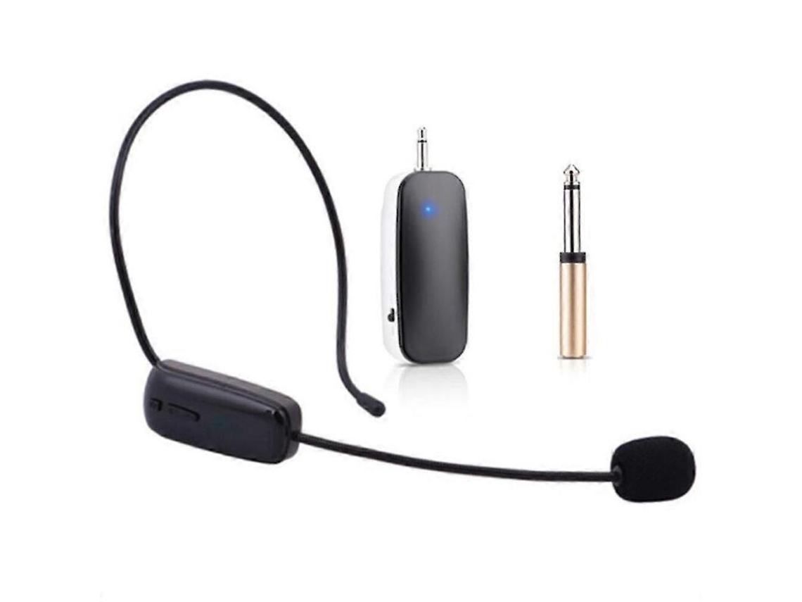 Microfone Sem Fio UHF Portátil 2 em 1, Compatível com Ensino e Palestras | S/MARCA