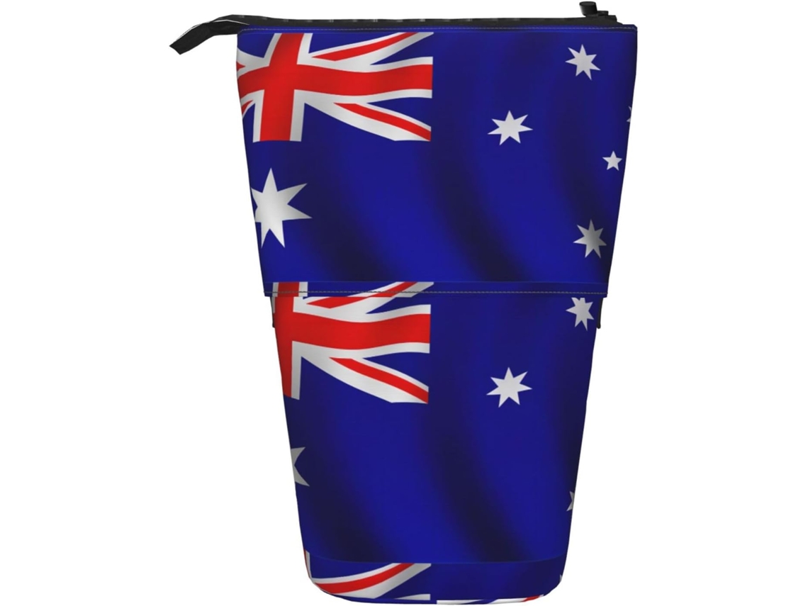 Case Trousse Crayons Télescopique Australian Flag Multifotionnel Boite Crayon Fournitures Peil