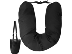 Almofada de Pescoço Dobrável, Macia, Viagem, Bolsa para Guardar, Multifuncional em Formato U CHABERLU