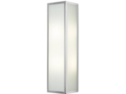 Ledsc4 Flow - Aplique 405x10x90mm, Aço, Cor Prata, E27, Máx 92w, Ip44