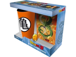 Conjunto Dragon Ball Copo Xxl 400 Ml Pin Pequeno Bloco de Notas