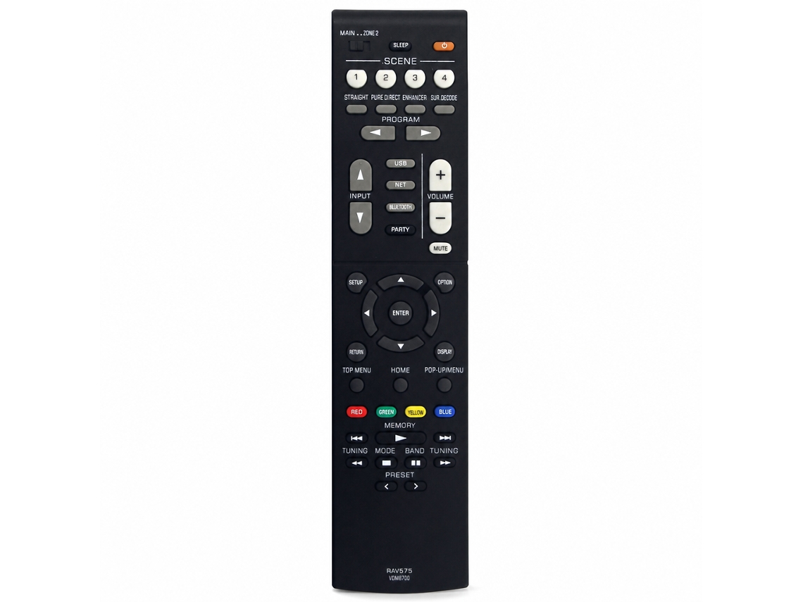 Comando À Distância Para Recetor Av Yamaha, Compatível Com Rav575_zhd