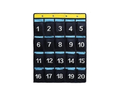 Organizador De Sala De Aula Numerado, Gráfico De Bolso Para Celulares E Calculadoras Everley891 (36 Bolsos)