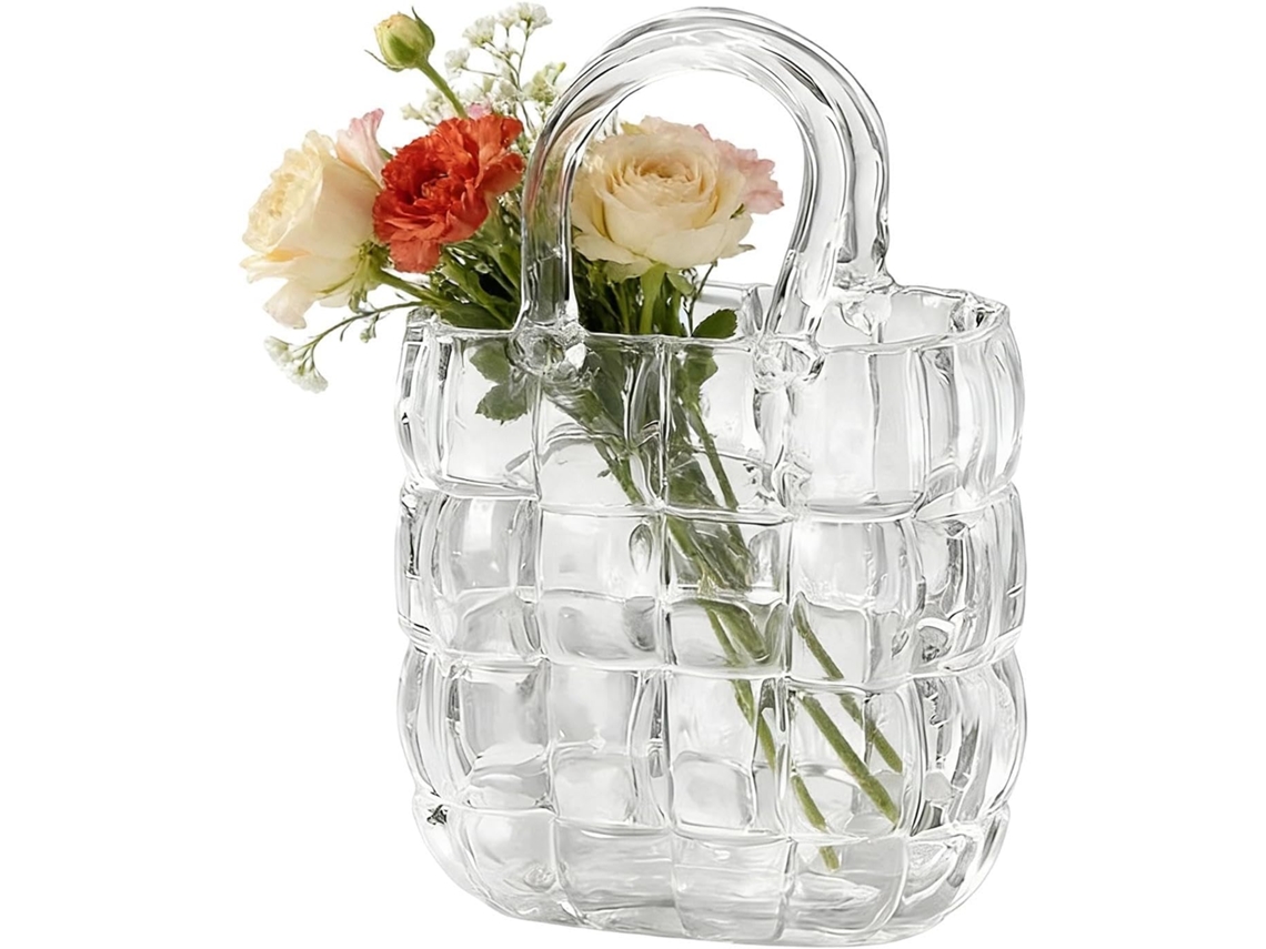 Vaso/bolsa De Vidro Transparente Para Bebidas | Vaso De Flores Para Escritório, Restaurante, Prateleira
