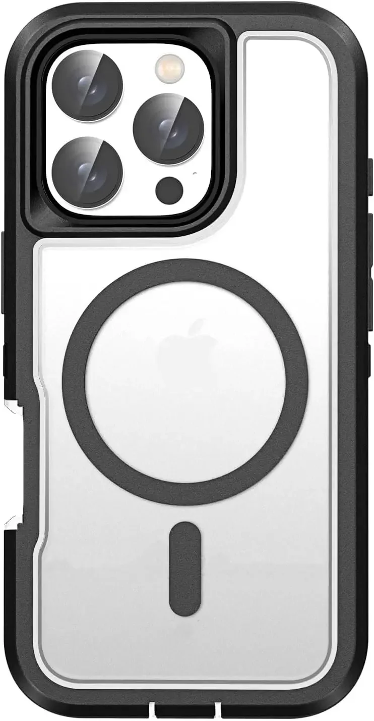 (preto, Iphone 15 Plus) Capa Protetora Magnética, Resistente A Impactos E Com Proteção Reforçada.