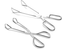 Pinças Para Churrasco Em Aço Inoxidável, Pinças Para Alimentos, Para Churrasco A Carvão, Conjunto De 2 Peças