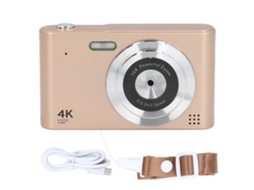 Câmera Mali Digital Vintage Hd 4k 48mp 2.4 Polegadas com Zoom Estável para Viagem