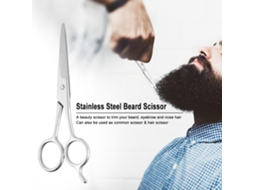 Tesoura de aço inoxidável para barba, bigode, sobrancelhas, franja, aparar cabelo, barbear, cortar unhas e para cuidados pessoais.