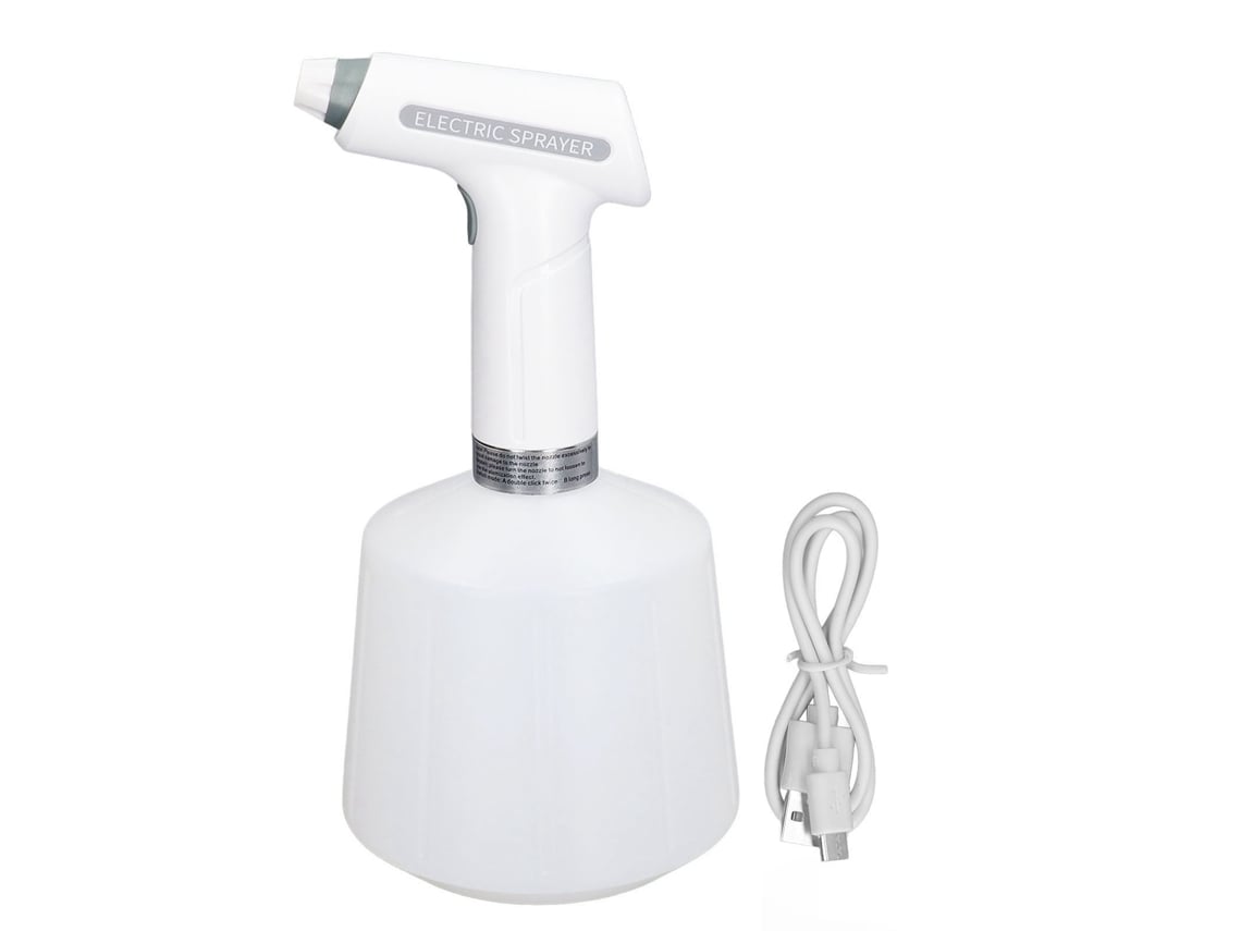 Pulverizador elétrico para plantas, automático, alta pressão, bateria 2000mah, 1.5l, ABS