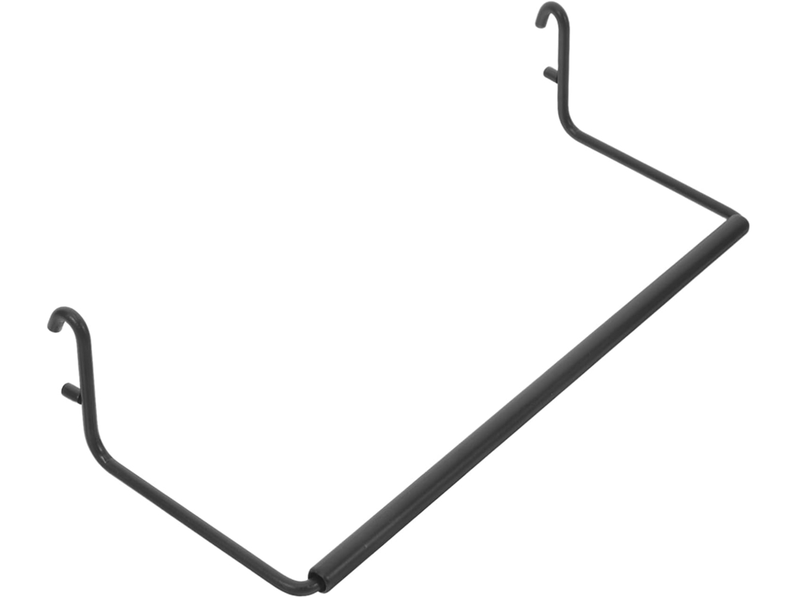 Suporte Para Toalhas Kichouse Em Plástico Preto Perfurado Cozinha